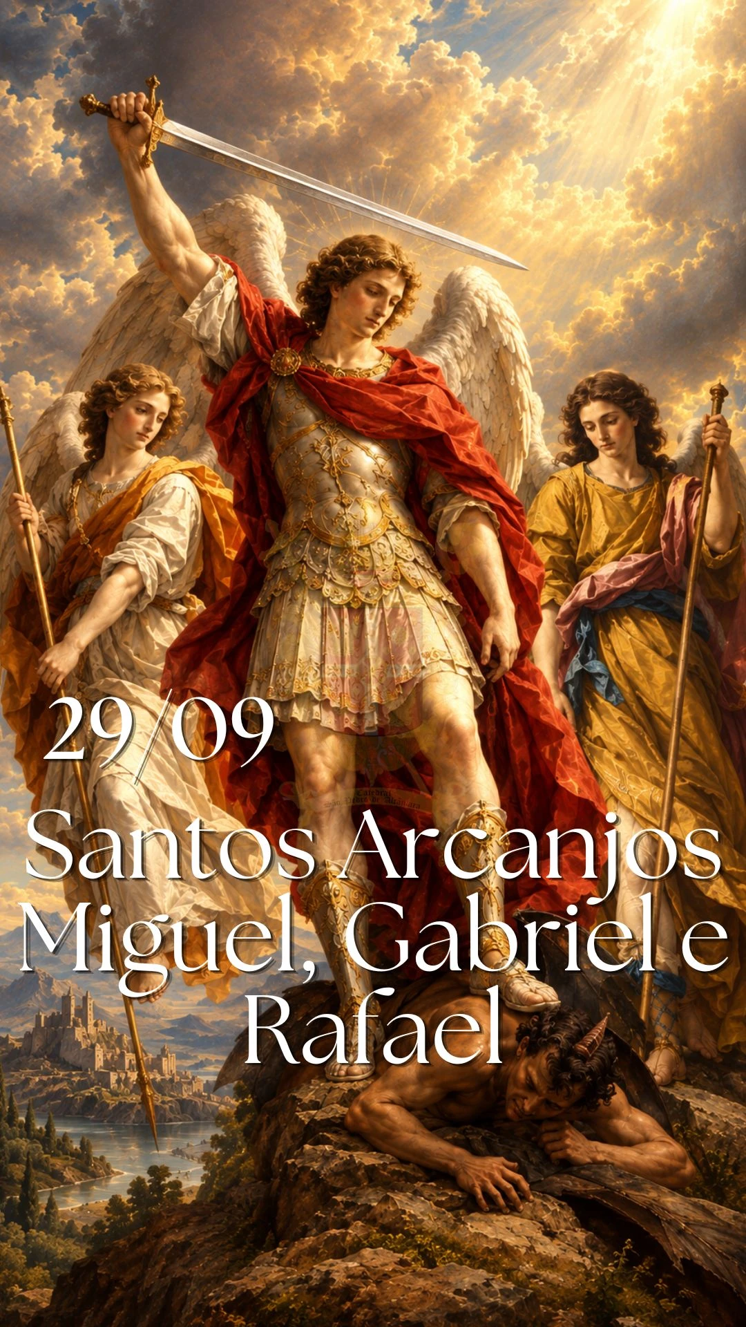 Santos Arcanjos Miguel, Gabriel e Rafael